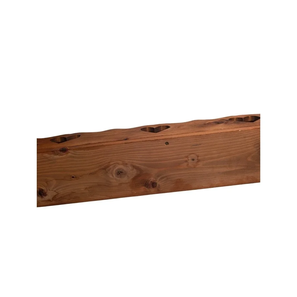 Vintage Wood Heart Wall Shelf 37